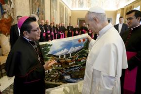 La riqueza cultural del Valle del Mantaro llegó al Vaticano durante la reciente Visita Ad Limina Apostolorum de los obispos peruanos al papa León XIV.