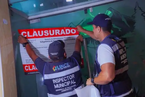 Megaoperativo en Lince: clausuran hoteles durante acciones de control de salubridad y seguridad