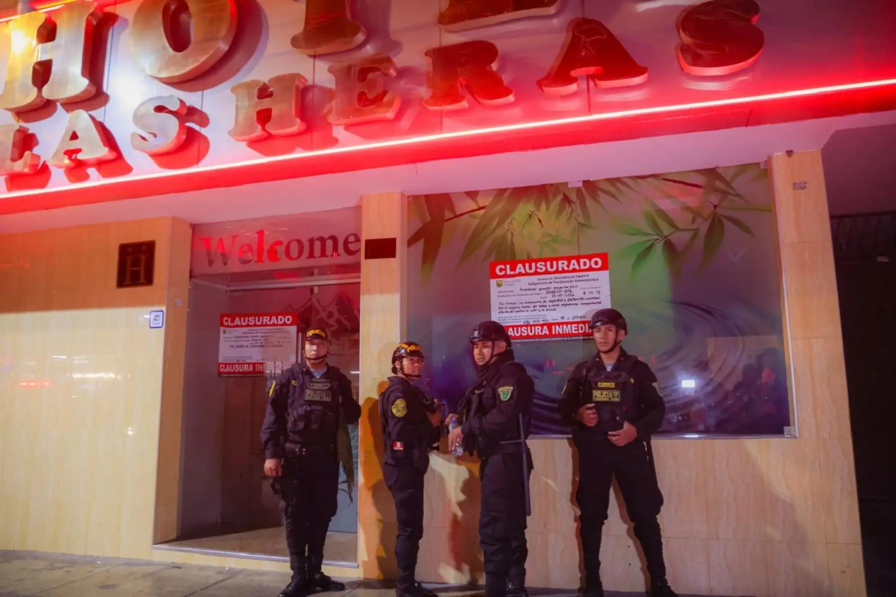 Megaoperativo en Lince: clausuran hoteles durante acciones de control de salubridad y seguridad Foto: ANDINA/Difusión