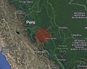 El epicentro del temblor de magnitud 4.0 se localizó a siete kilómetros de la ciudad de Satipo, región Junín.