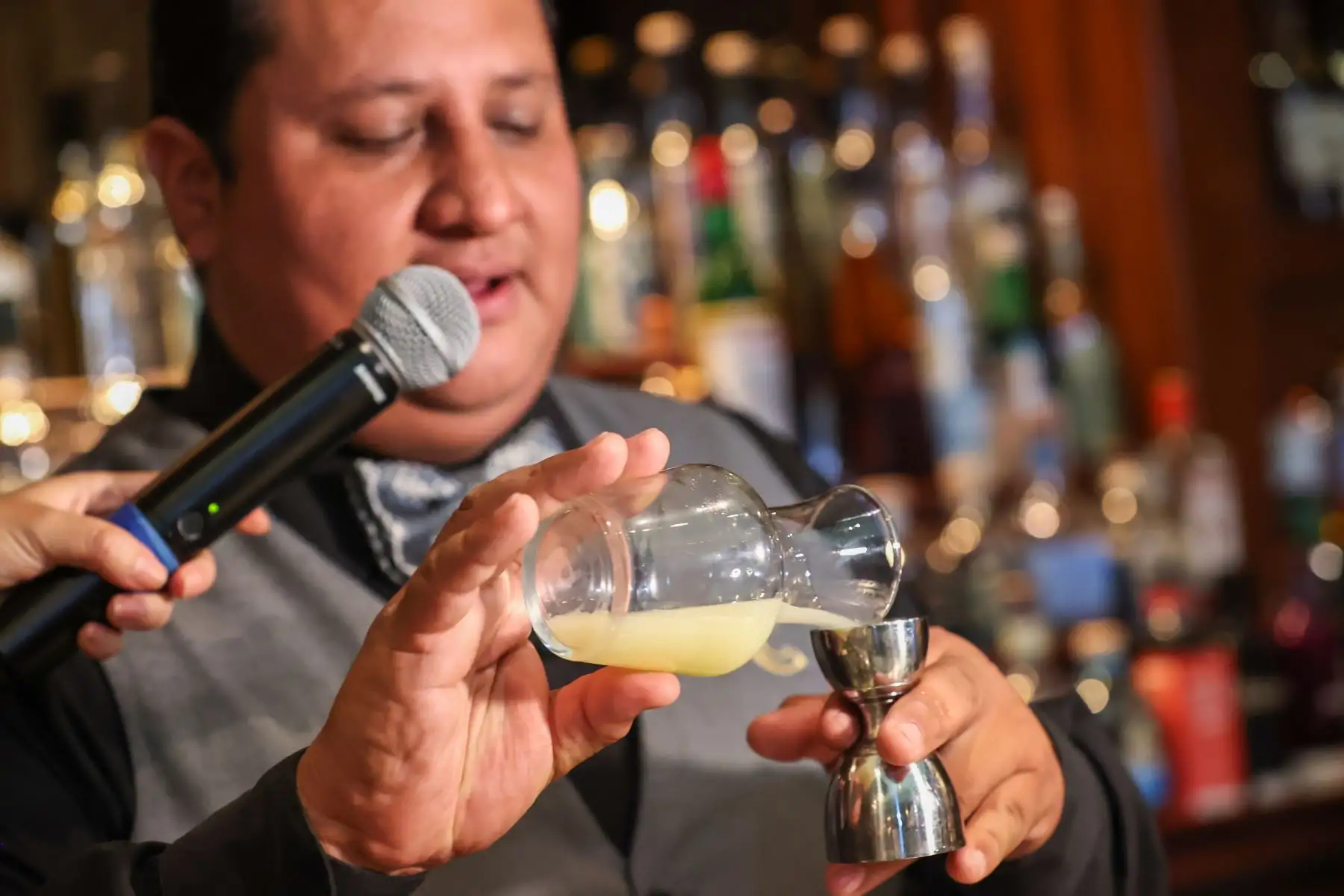 Desde el hotel Country Club de San Isidro, ADEX realizó una ceremonia con motivo del Día del Pisco Sour a celebrarse durante el mes de febrero de 2026.

Foto: ANDINA/Juan Carlos Guzmán Negrini