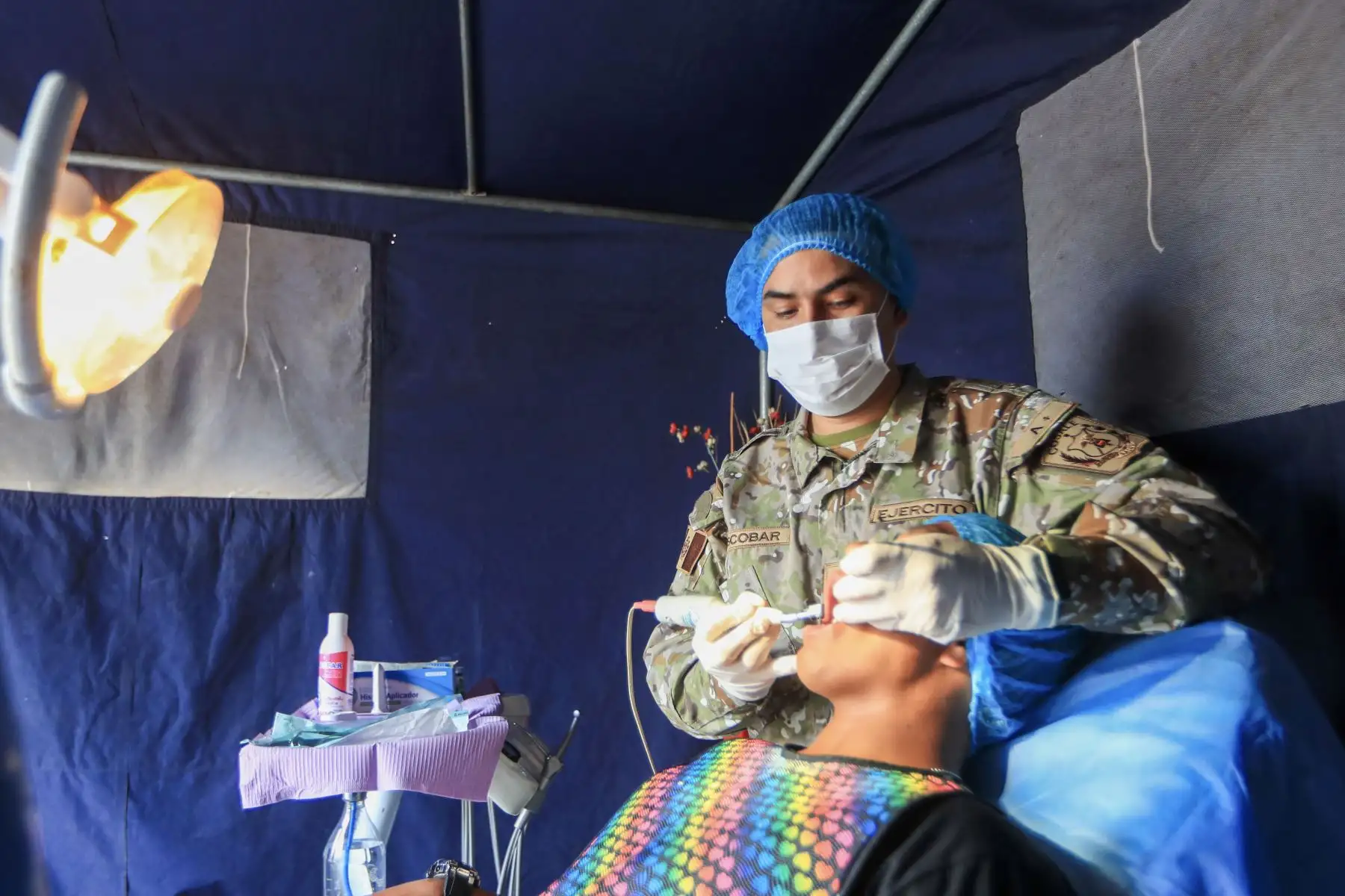 Salud es uno de los servicios que llevará el Midis y el Ejercito a las zonas alejadas de nueve regiones del país. Fotos: ANDINA/Ricardo Cuba