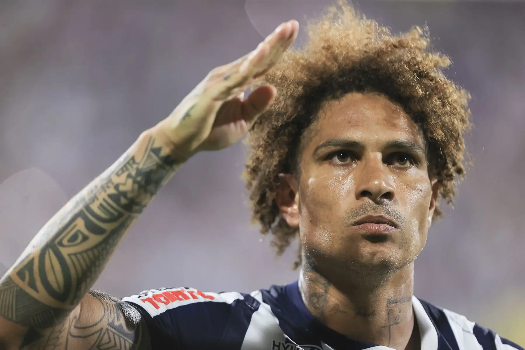 Paolo Guerrero anotó de penal a los 87 minutos de juego. Foto: ANDINA/Jhonel Rodríguez Robles