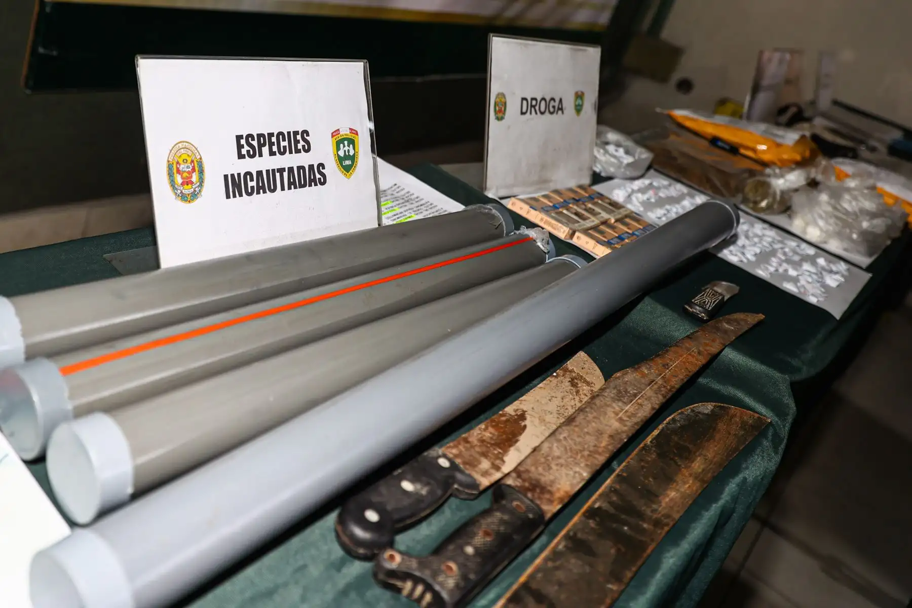 Presidente José Jerí supervisó el Mega Operativo de Control Territorial durante una visita de trabajo a la comisaría PNP de Santiago de Surco, donde se presentaron los resultados de la intervención realizada este 9 de febrero. Foto: ANDINA/ Prensa Presidencia