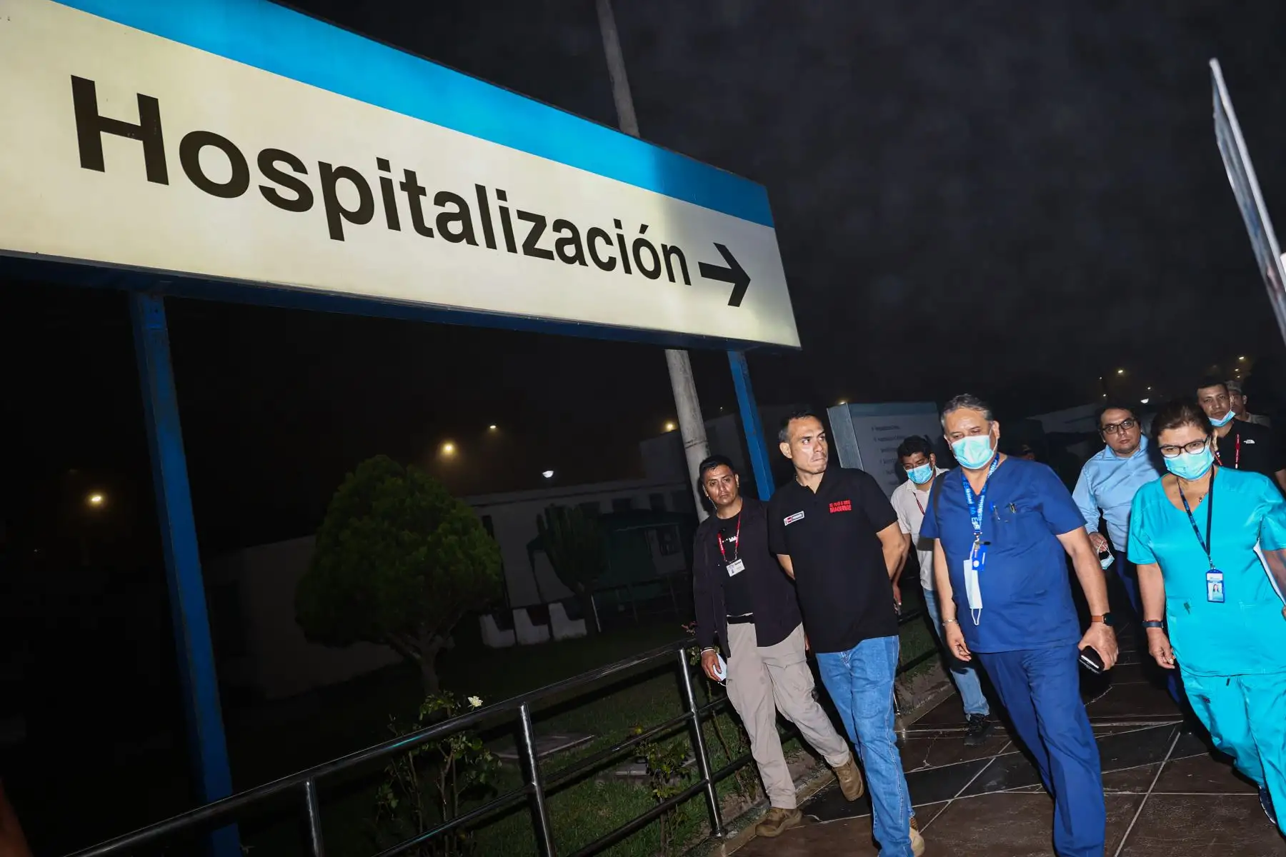 Presidente José Jerí realizó visita inopinada al Hospital Sabogal como parte de sus acciones para mejorar la calidad de los servicios de salud. Foto: ANDINA/ Prensa Presidencia