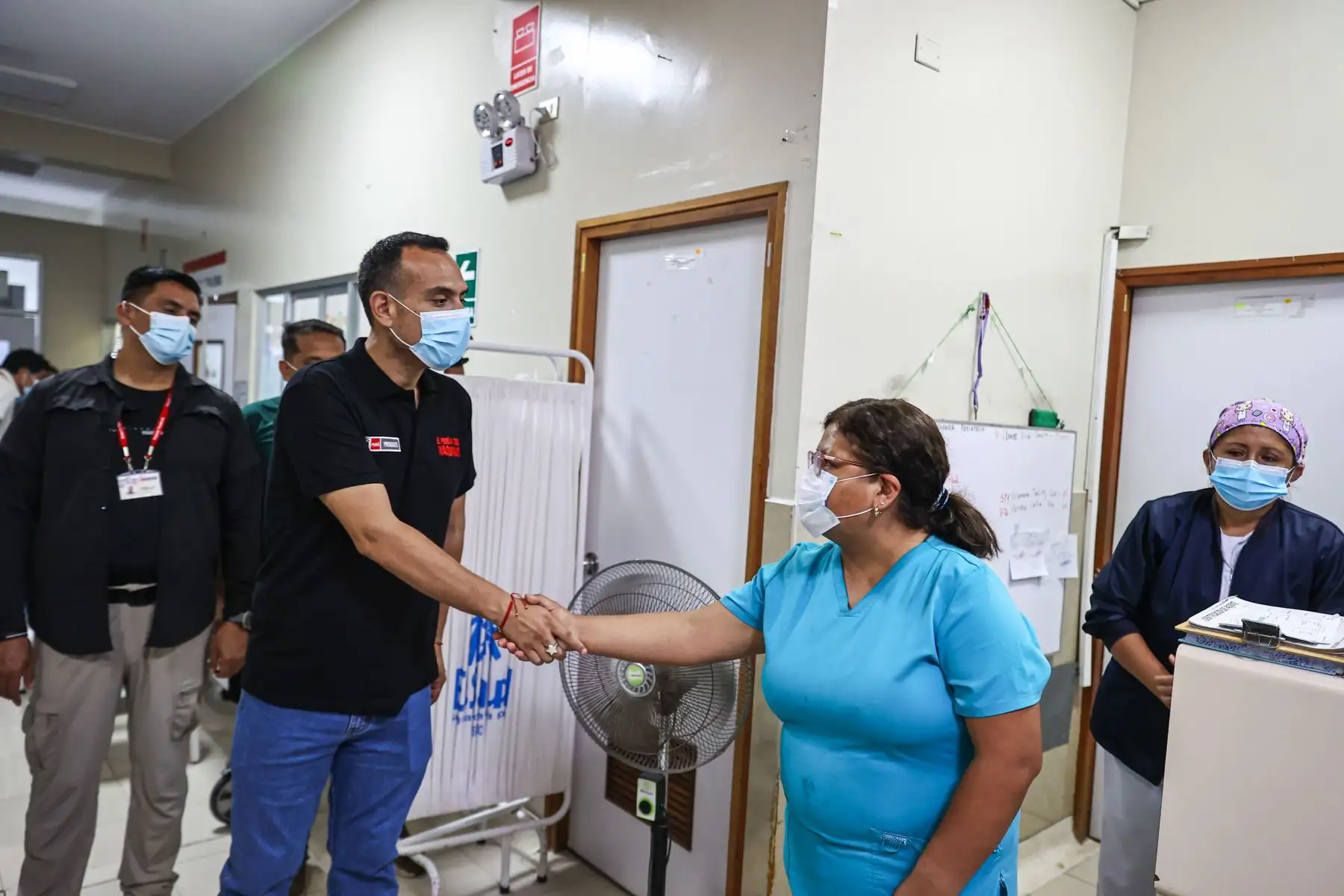 Presidente José Jerí realizó visita inopinada al Hospital Sabogal como parte de sus acciones para mejorar la calidad de los servicios de salud. Foto: ANDINA/ Prensa Presidencia