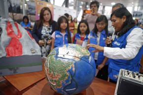 Esta experiencia les permitió a las niñas ser protagonistas de la ciencia y fortalecer su interés por comprender los fenómenos geofísicos. Fotos: ANDINA/Vidal Tarqui