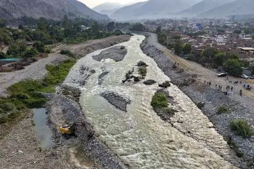 Riesgo de desbordes en el río Rímac disminuyó gracias a trabajos de prevención