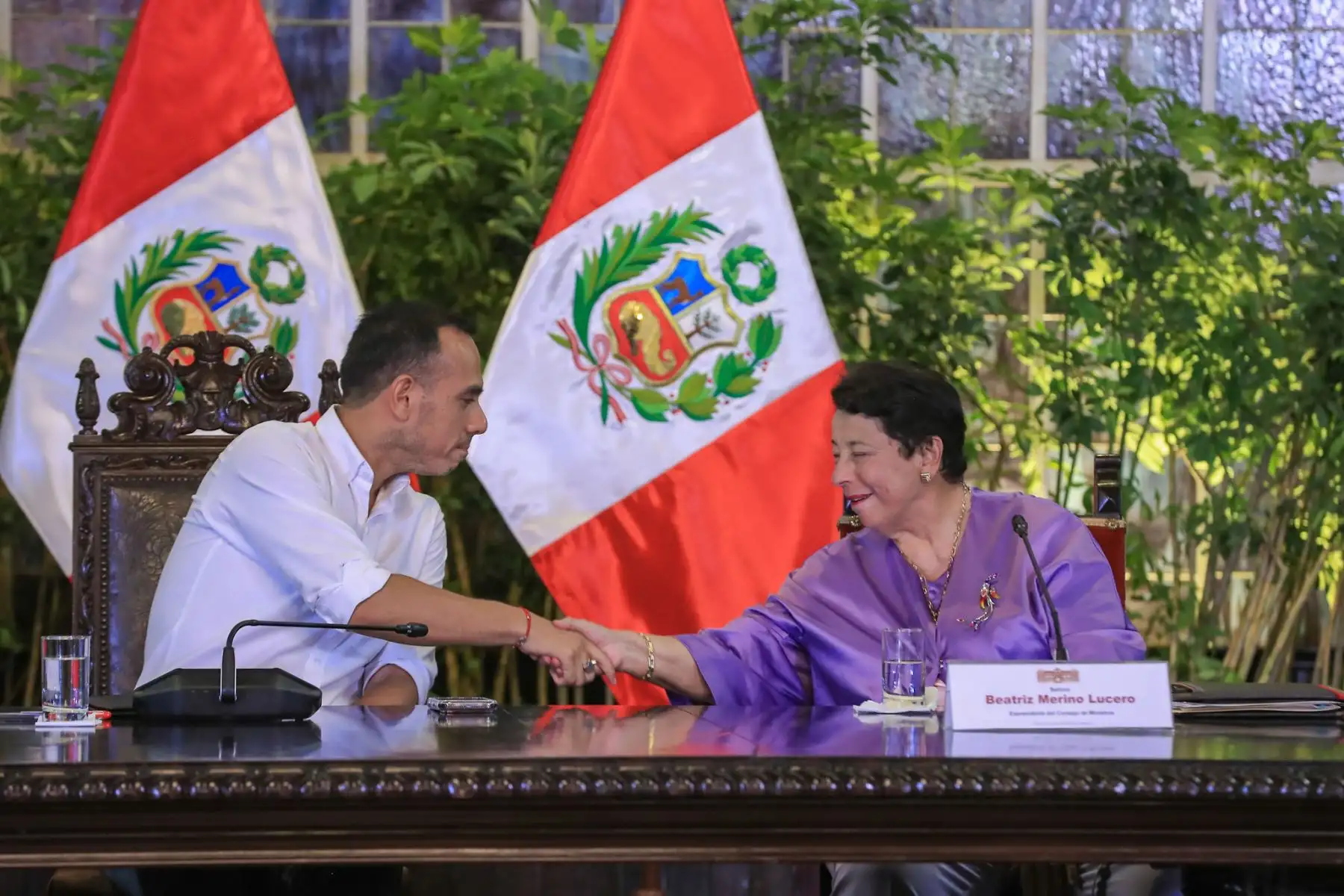 El presidente de la república, José Jerí, dio inicio al Programa de Extensión Universitaria en Desarrollo e Inclusión Social (PEUDIS), en el que 300 personas aprenderán sobre el funcionamiento de las intervenciones del Estado y su impacto en la mejora de la calidad de vida de la población.  Foto: ANDINA/Prensa Presidencia