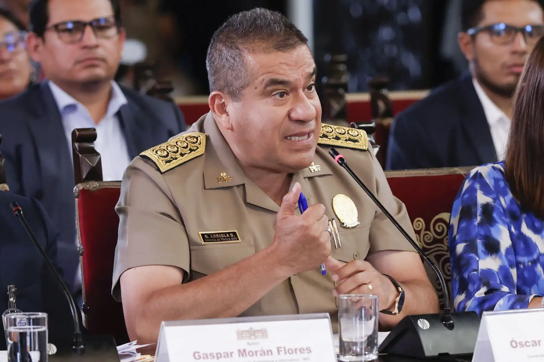 El presidente de la república, José Jerí, anunció durante instalación de la sesión ordinaria del Consejo Nacional de Seguridad Ciudadana, que se debatirá el  Plan Nacional de Seguridad Ciudadana elaborado por el Ejecutivo, una herramienta que nos permitirá mejorar la articulación de los esfuerzos de las instituciones públicas involucradas en la guerra contra la criminalidad. Foto: ANDINA/Prensa Presidencia