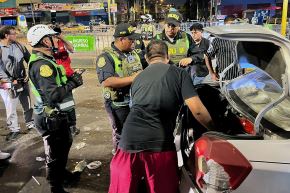 PNP efectuó perativo en La Victoria para prevenir hechos delictivos. Foto: Mininter