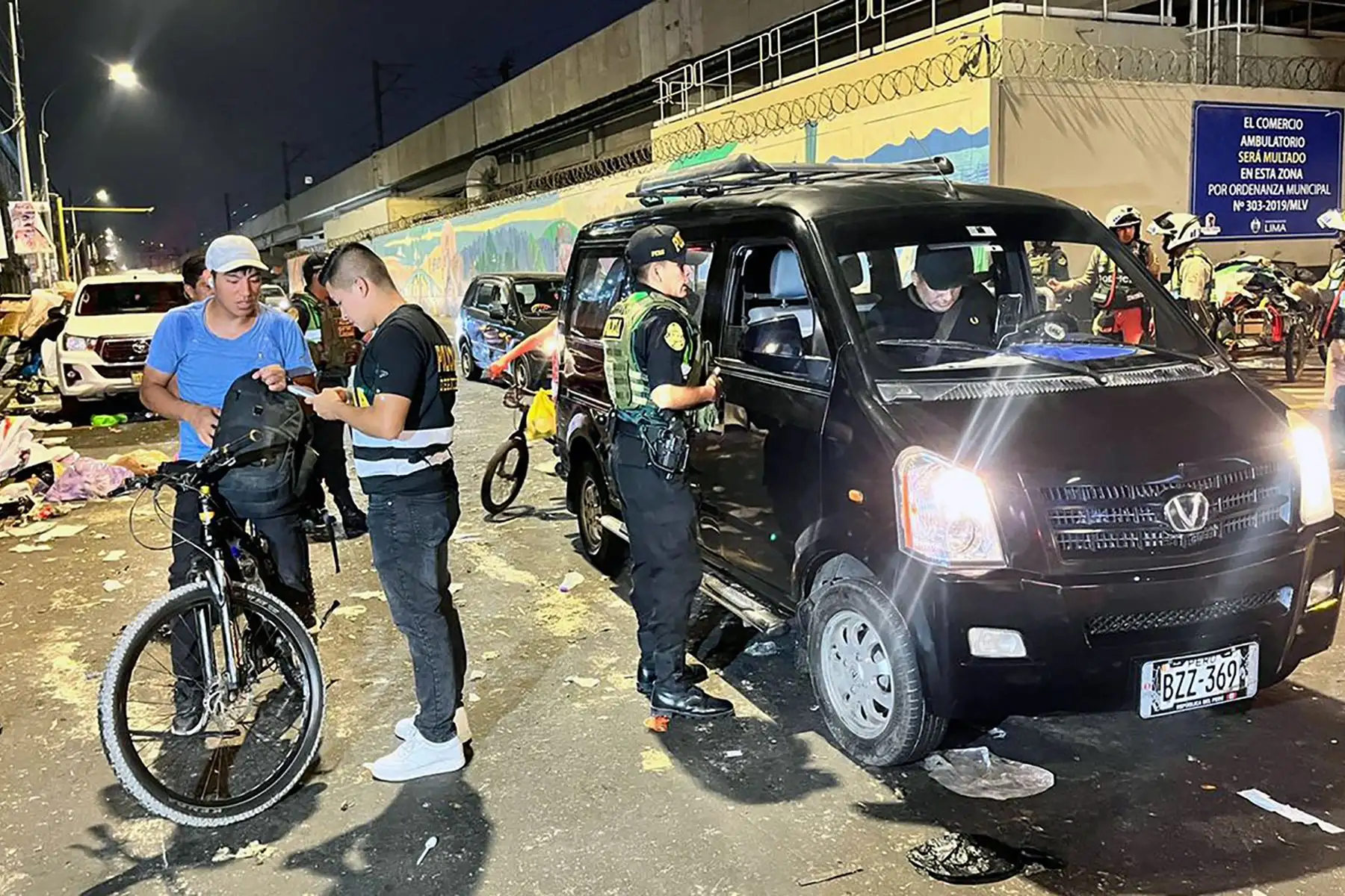 El operativo se ejecutó en el marco del estado de emergencia, con el objetivo de prevenir delitos y detectar requisitoriados, armas y cargamentos ilícitos. Foto: Difusión