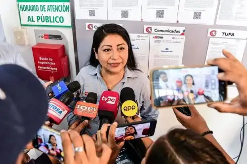 Ministra de Economía y Finanzas, Denisse Miralles.