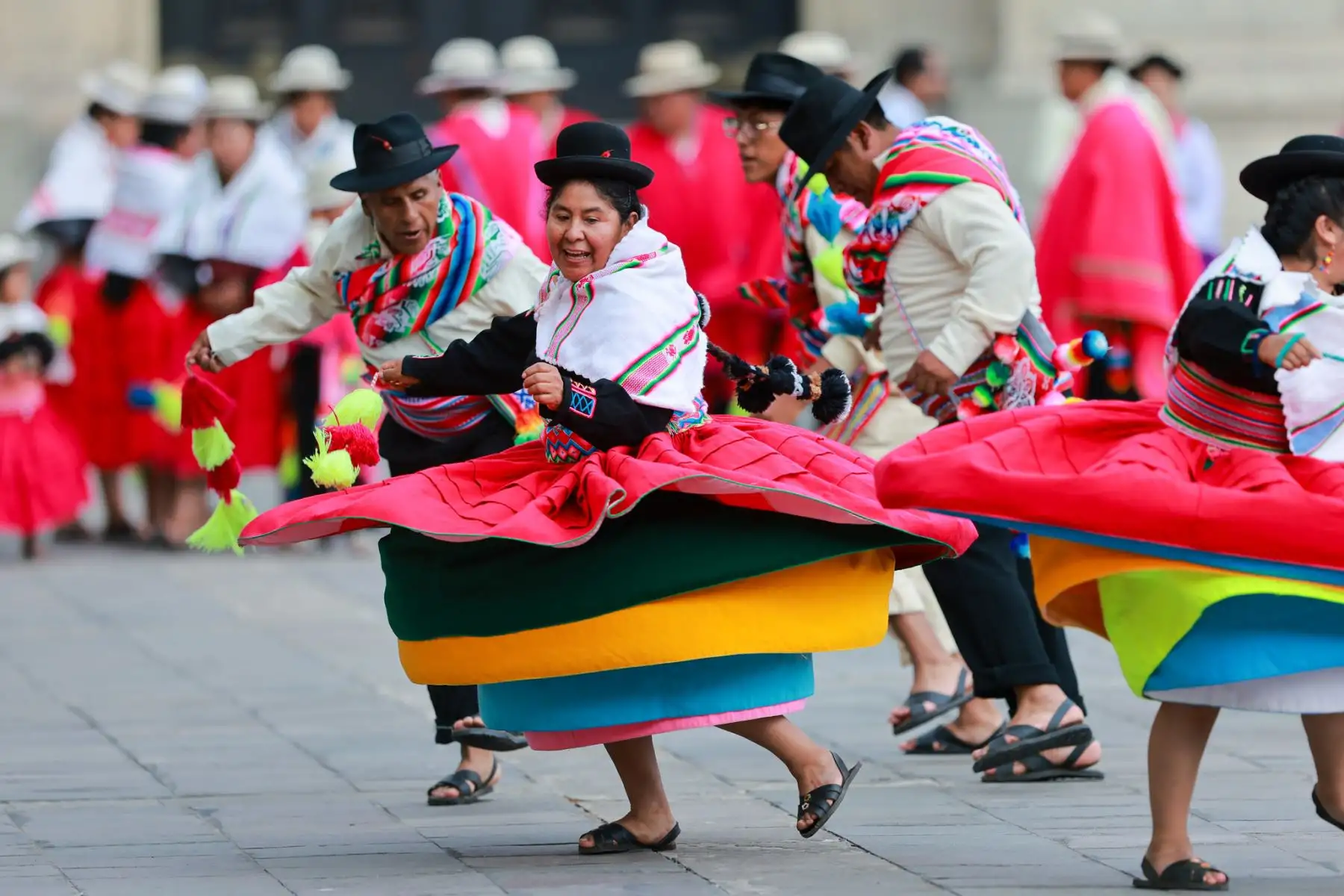 Presidente José Jerí participó en la presentación oficial del Carnaval Puneño 2026, realizada en el patio de honor de palacio de gobierno. Foto: ANDINA/Prensa Presidencia