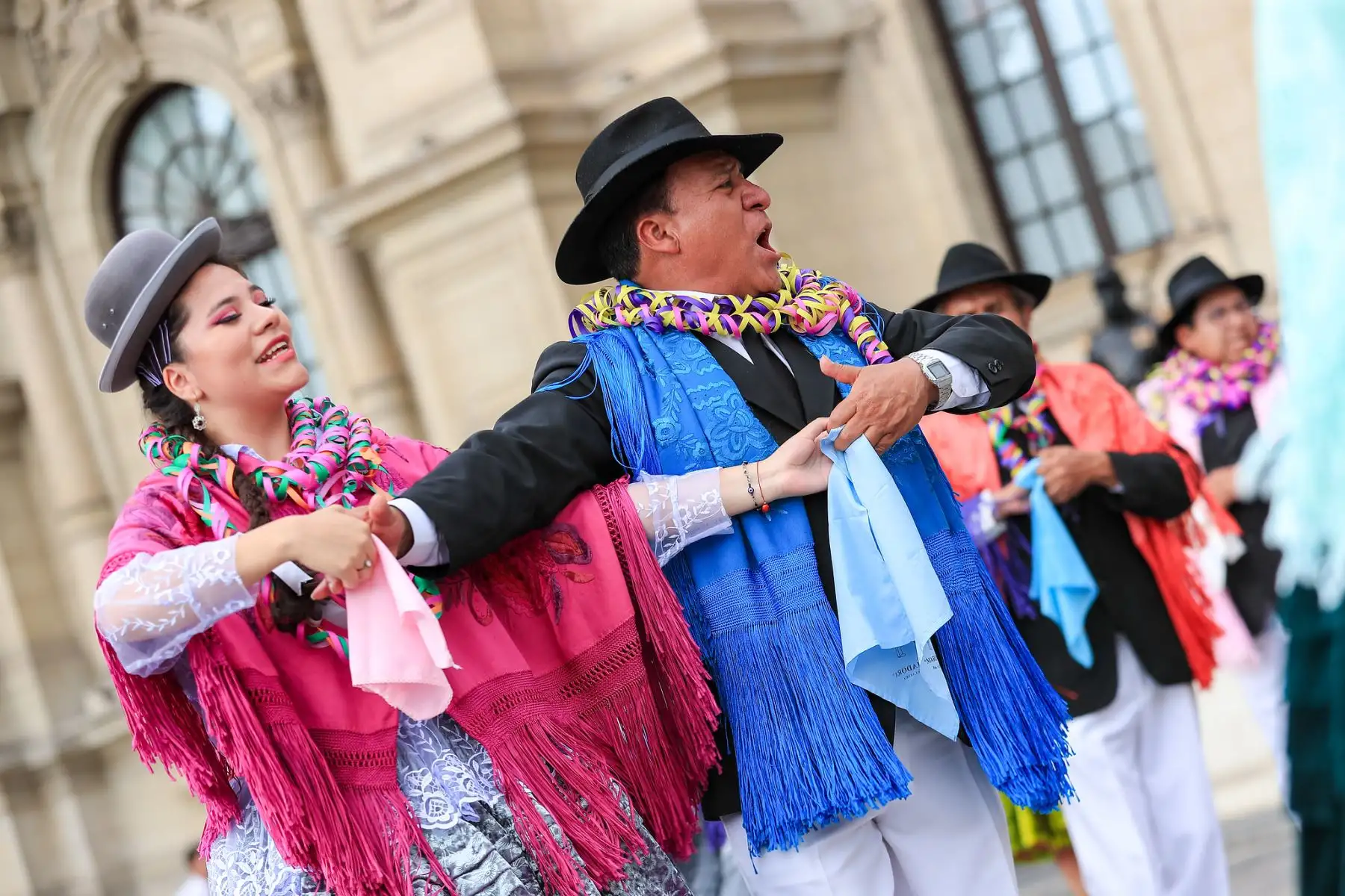 Presidente José Jerí participó en la presentación oficial del Carnaval Puneño 2026, realizada en el patio de honor de palacio de gobierno. Foto: ANDINA/Prensa Presidencia