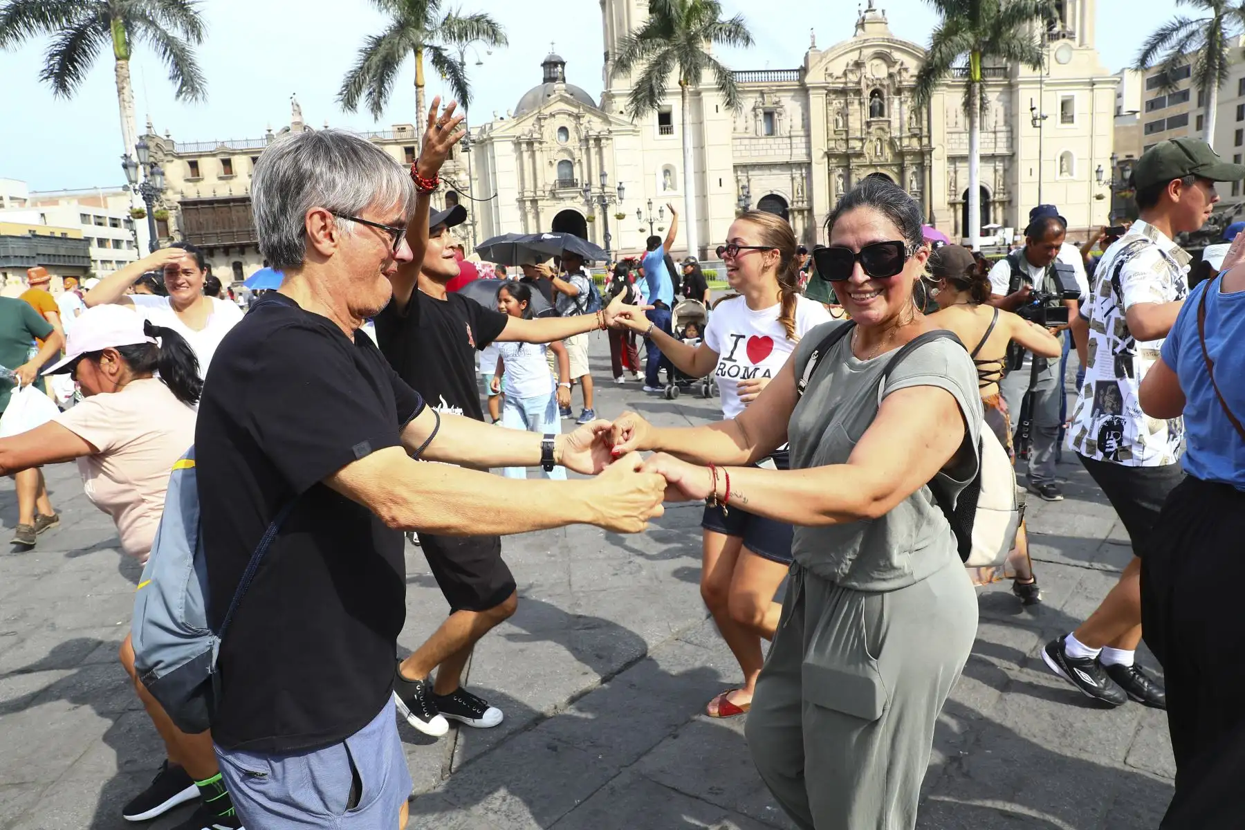 El evento tuvo como propósito fortalecer valores como la amistad, la sana convivencia y el uso responsable de los espacios públicos más representativos de la ciudad. Foto: ANDINA/Verónica Calderón