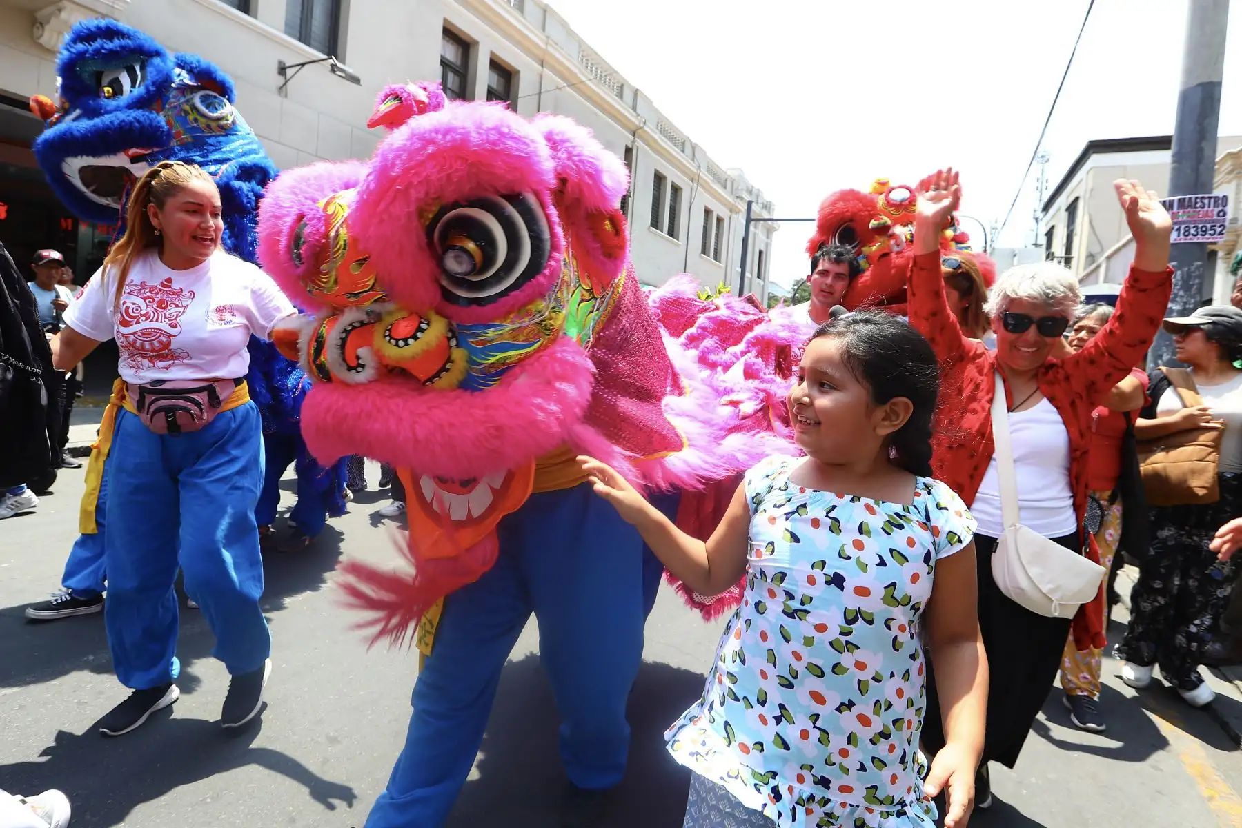 Coloridlo dragones recorren las calles como símbolo de fuerza, prosperidad y buena fortuna.
17/02/2026
Foto: ANDINA/Verónica Calderón Zúñiga