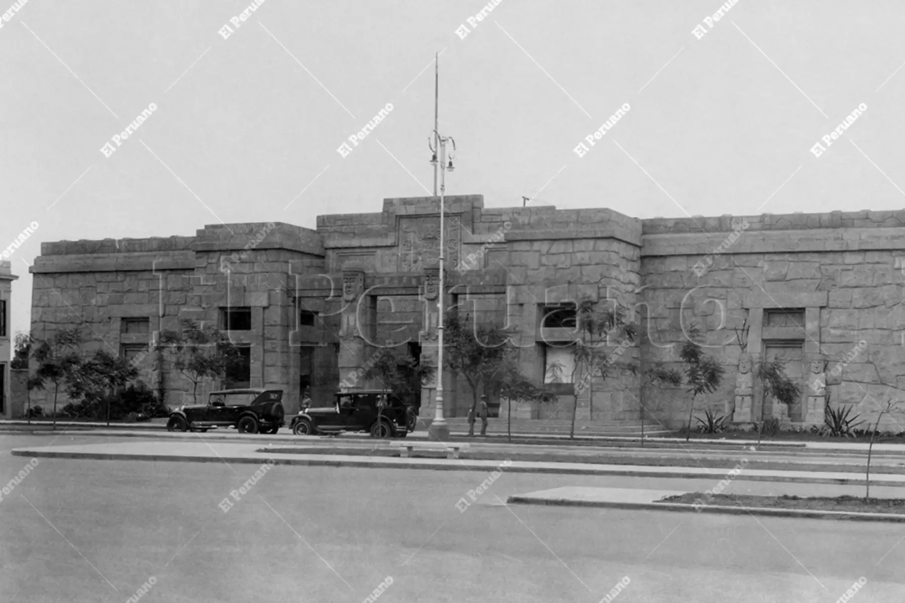 Lima - 1930 / Museo Arqueológico del Perú, hoy Museo de la Cultura Peruana, en la avenida Alfonso Ugarte. Foto: Archivo Histórico de El Peruano