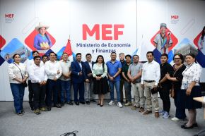 MEF y Remurpe refuerzan compromiso para ejecutar las obras públicas. ANDINA/Difusión