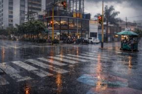 Senamhi advierte lluvia de ligera a fuerte intensidad con acumulados significativos en el norte y sensación de bochorno en varios sectores del litoral.