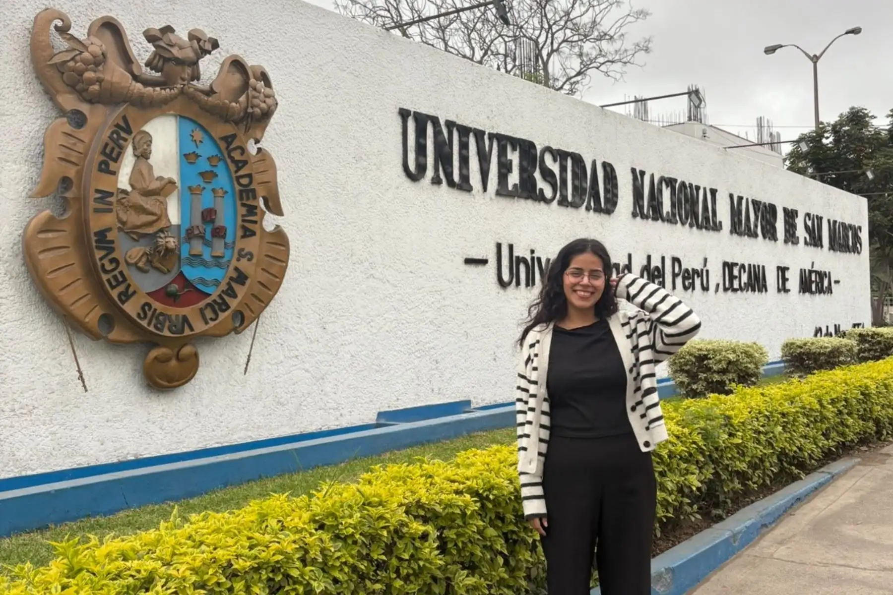 Nicole Caballero, ingeniera biomédica formada en la Universidad Nacional Mayor de San Marcos, estudia una maestría en Francia.