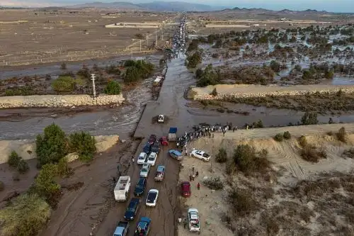 La infraestructura vial de cuatro regiones, como la Panamericana Sur en Ica, resultó afectada por eventos naturales asociados a lluvias intensas. Foto: Genry Bautista