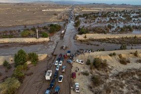 La infraestructura vial de cuatro regiones, como la Panamericana Sur en Ica, resultó afectada por eventos naturales asociados a lluvias intensas. Foto: Genry Bautista