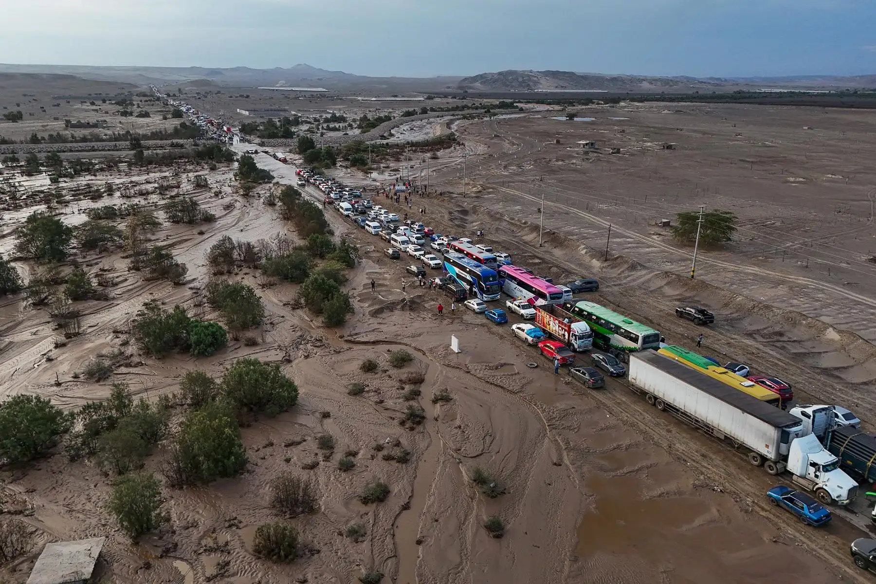 El huaico se registró en la madrugada del jueves 19 de febrero, a consecuencia de persistentes lluvias que afectaron la parte alta del distrito de Yauca del Rosario. Foto: Genry Bautista