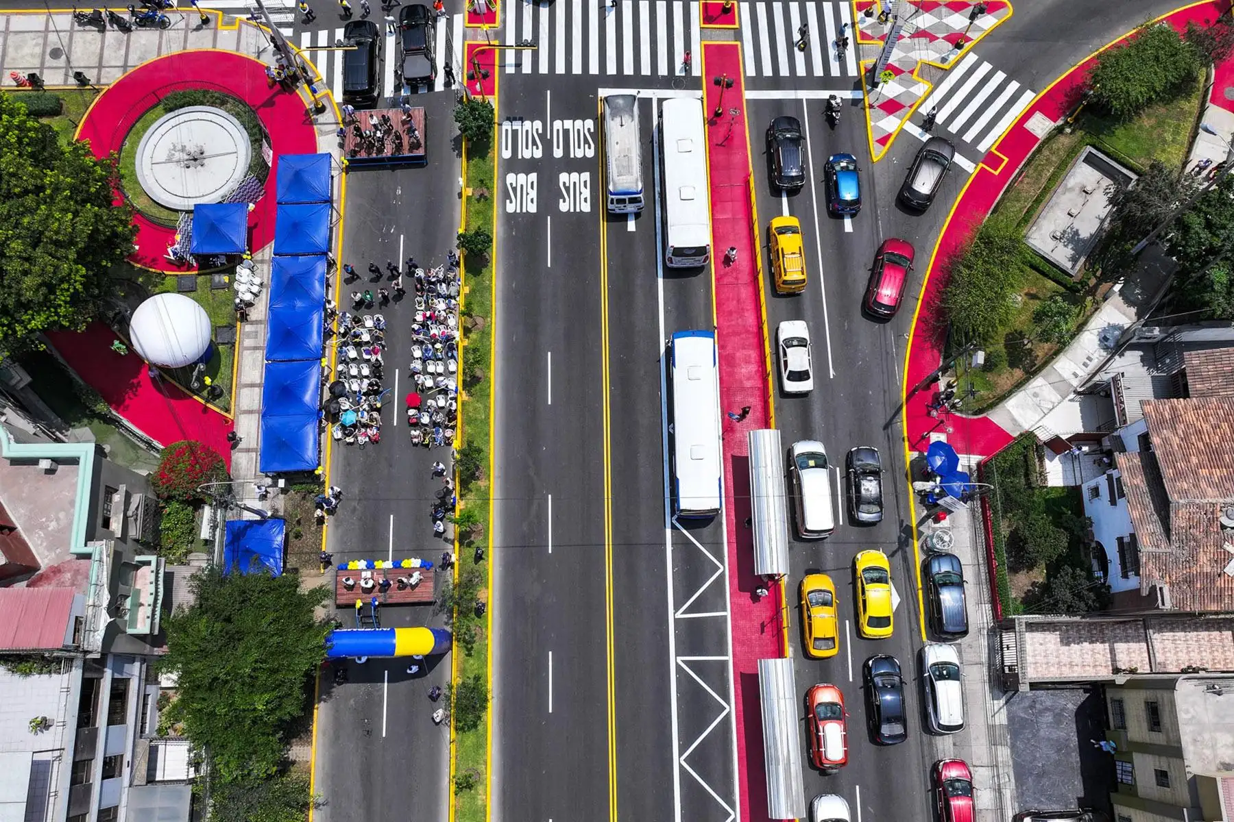 La renovada vía se pone en servicio con la participación de los alcaldes de Magdalena, Pueblo Libre y Jesús María, así como autoridades de Breña e INVERMET. Foto: ANDINA/ Lenin Lobaton