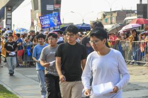 Casi seis mil jóvenes rindieron las tres fechas de evaluación que habrá esta semana en la UNI. Foto: ANDINA/Ricardo Cuba