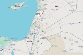 Mapa de localización de Líbano, en el Medio Oriente. Imagen: Google Maps