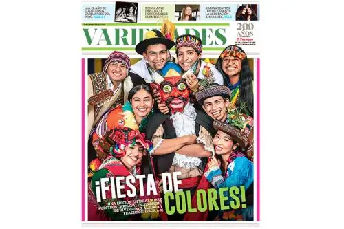 Portada dedicada a los carnavales de la nueva edición del suplemento Variedades.