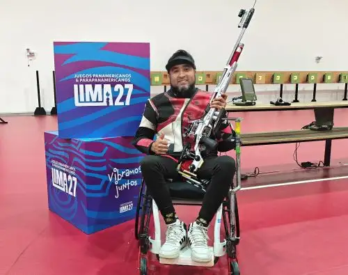 Jorge Arcela es el principal rostro del tiro paradeportivo en el Perú