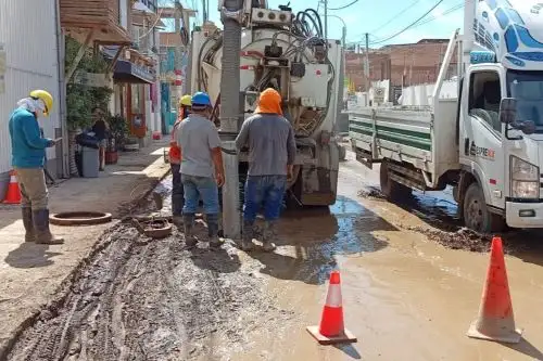 Acciones inmediatas permiten asegurar la continuidad del servicio de agua potable en beneficio de más de 26,000 familias en Piura. Foto: OTASS/Difusión.