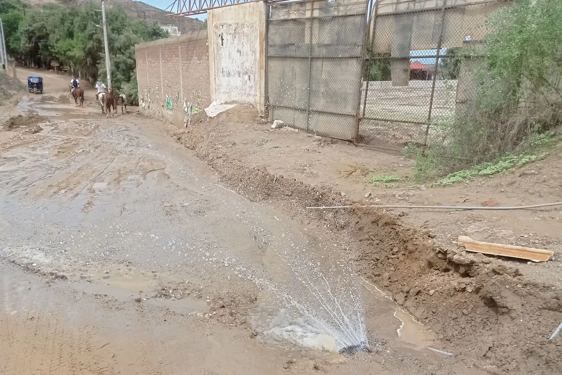 Aunque no se reportan heridos, decenas de pasajeros quedaron varados durante horas debido a la restricción del tránsito en la carretera Panamericana Norte, principal vía de acceso al distrito. ANDINA/Difusión