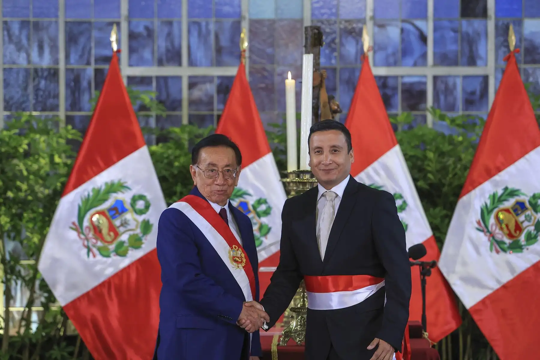 Luis Enrique Jiménez Borra jura como nuevo ministro de Justicia y Derechos Humanos  Foto: ANDINA/Prensa Presidencia