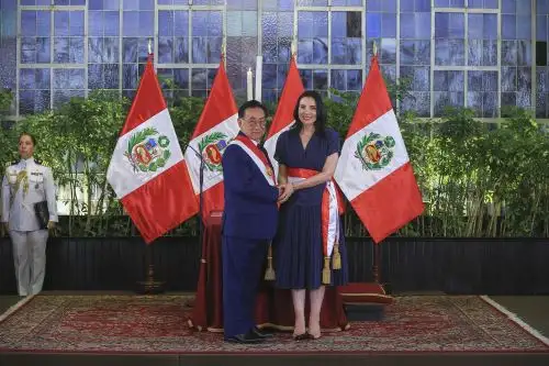 Izarra asume la jefatura del MIMP en reemplazo de Sandra Gutiérrez Cuba. ANDINA/Prensa Presidencia