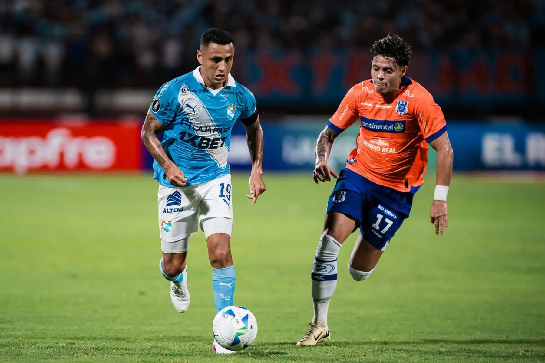 Sporting Cristal se enfrenta a 2 de Mayo   en el partido por la fase 2 de la Copa Libertadores. Foto: ANDINA/Difusión