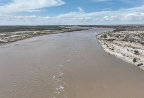 Piden acelerar los trabajos de mitigación en el río Piura para evitar posibles desbordes ante lluvias intensas. ANDINA/Difusión