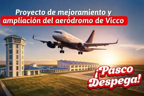 El aeródromo de Vicco elevará su categoría a 3C, facilitando la operación de aviones de hasta 50 pasajeros. Foto: MTC/Difusión.