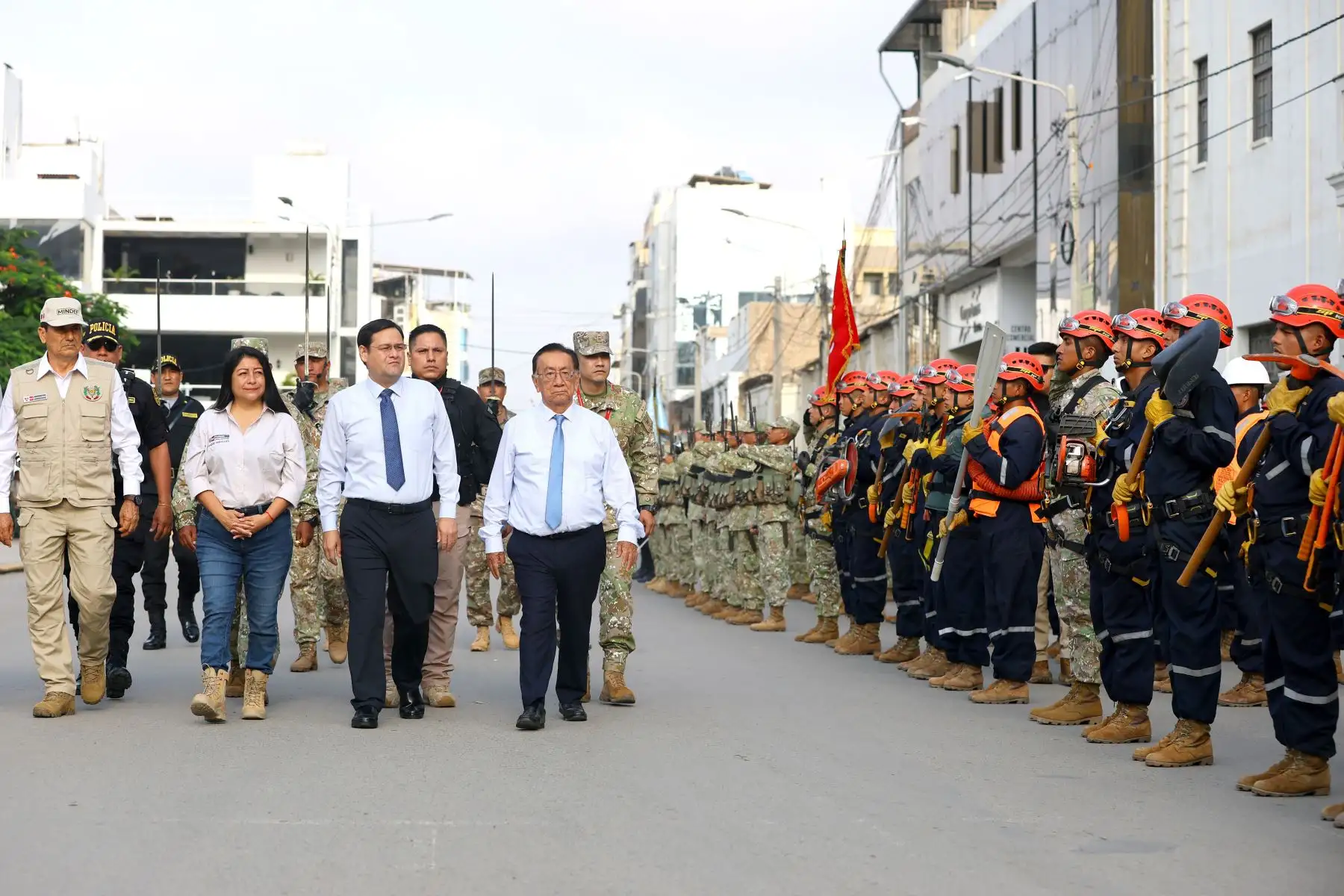 El presidente de la república, José María Balcázar, realiza una visita de trabajo este domingo a la ciudad de Chiclayo, en la región Lambayeque, como parte de su segundo día de actividades en esta parte del país. Foto: ANDINA/ Prensa Presidencia