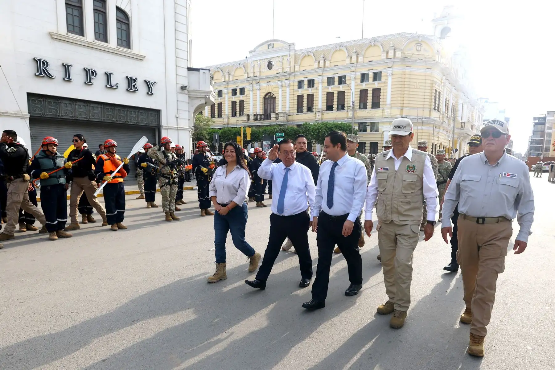 El presidente de la república, José María Balcázar, realiza una visita de trabajo este domingo a la ciudad de Chiclayo, en la región Lambayeque, como parte de su segundo día de actividades en esta parte del país. Foto: ANDINA/ Prensa Presidencia