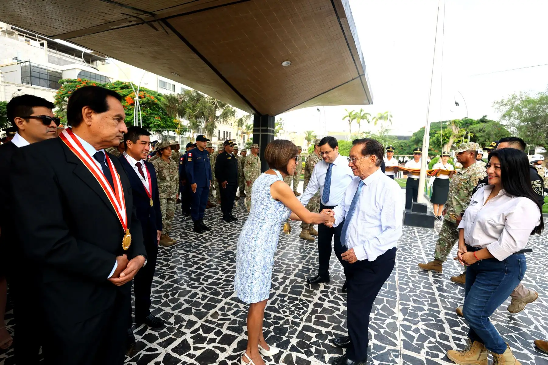 El presidente de la república, José María Balcázar, realiza una visita de trabajo este domingo a la ciudad de Chiclayo, en la región Lambayeque, como parte de su segundo día de actividades en esta parte del país. Foto: ANDINA/ Prensa Presidencia
