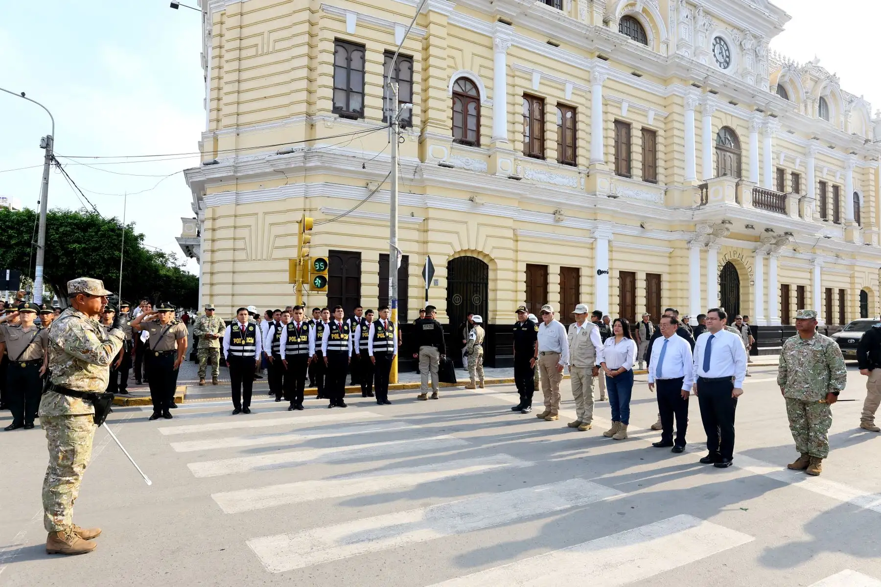 El presidente de la república, José María Balcázar, realiza una visita de trabajo este domingo a la ciudad de Chiclayo, en la región Lambayeque, como parte de su segundo día de actividades en esta parte del país. Foto: ANDINA/ Prensa Presidencia