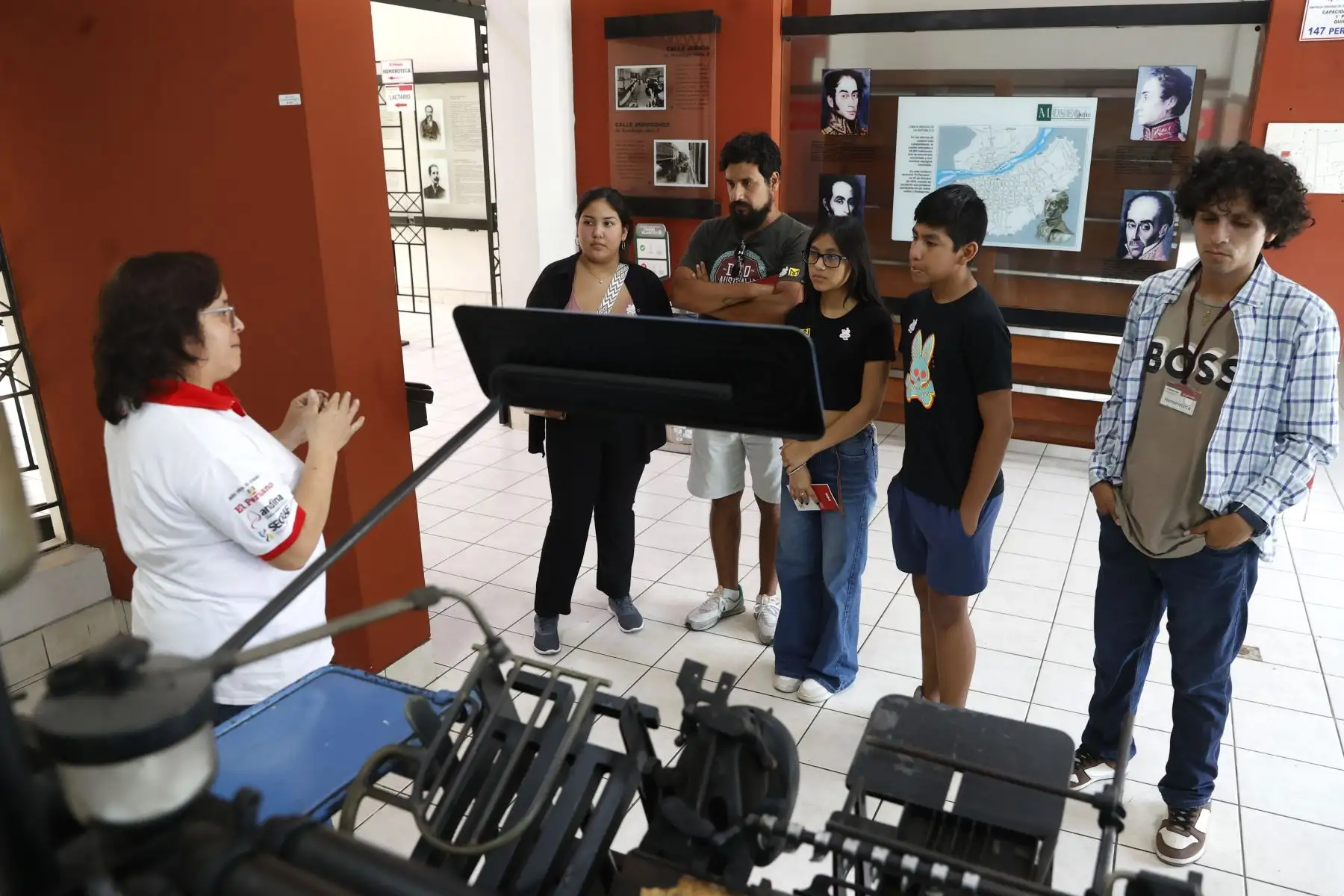 Hoy domingo, el Museo Gráfico El Peruano abre nuevamente sus puertas como parte del programa Museos Abiertos del Ministerio de Cultura. 
Foto: ANDINA/Vidal Tarqui