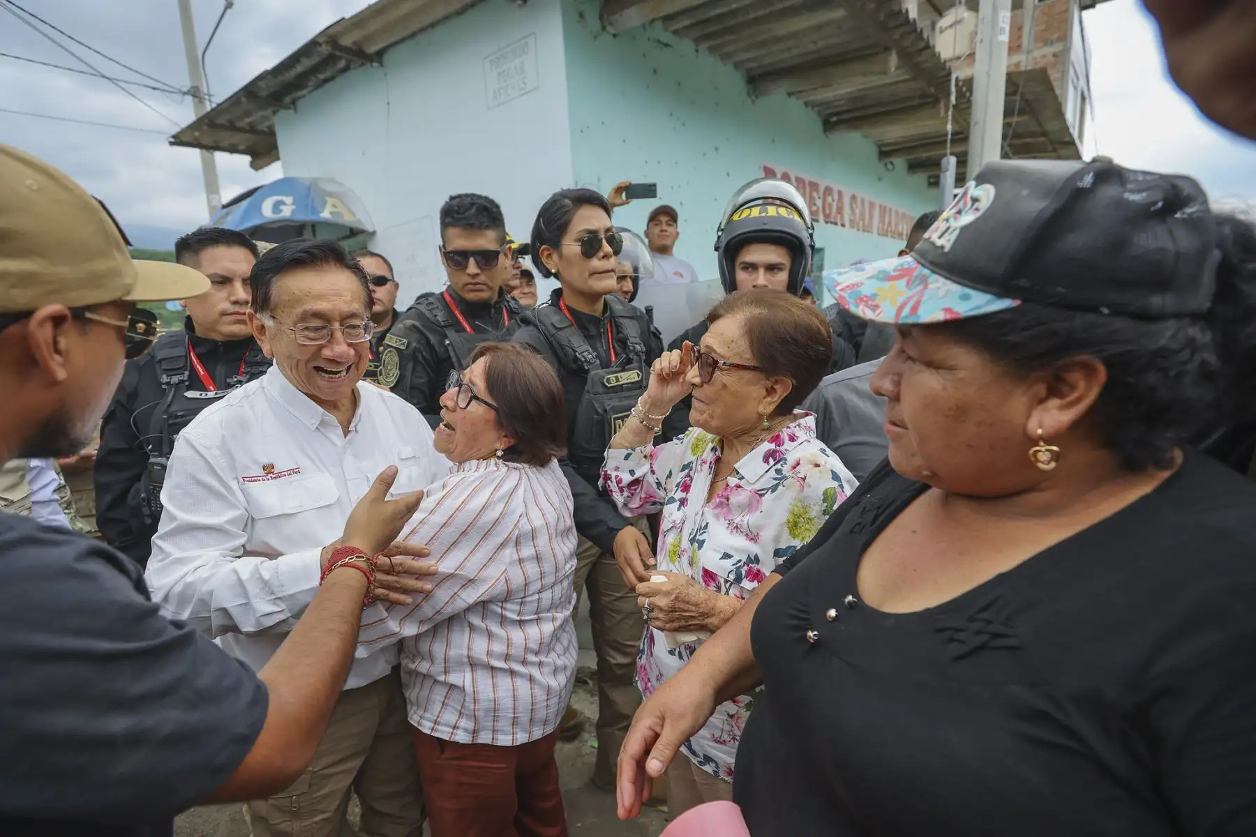Presidente José María Balcázar, visitó el distrito de Nanchoc en Cajamarca. Foto: Presidencia
