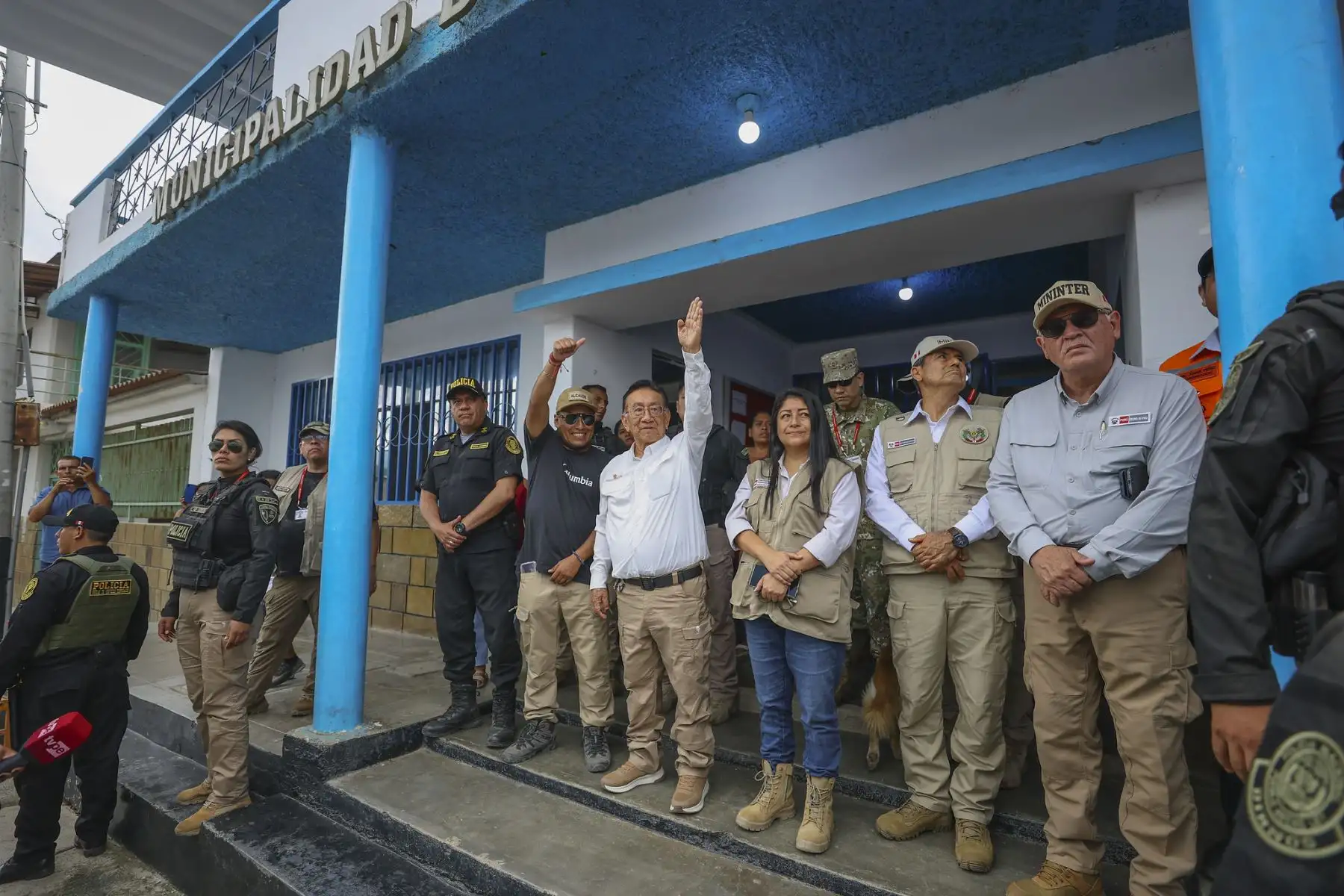 Presidente José María Balcázar, visitó el distrito de Nanchoc en Cajamarca. Foto: Presidencia