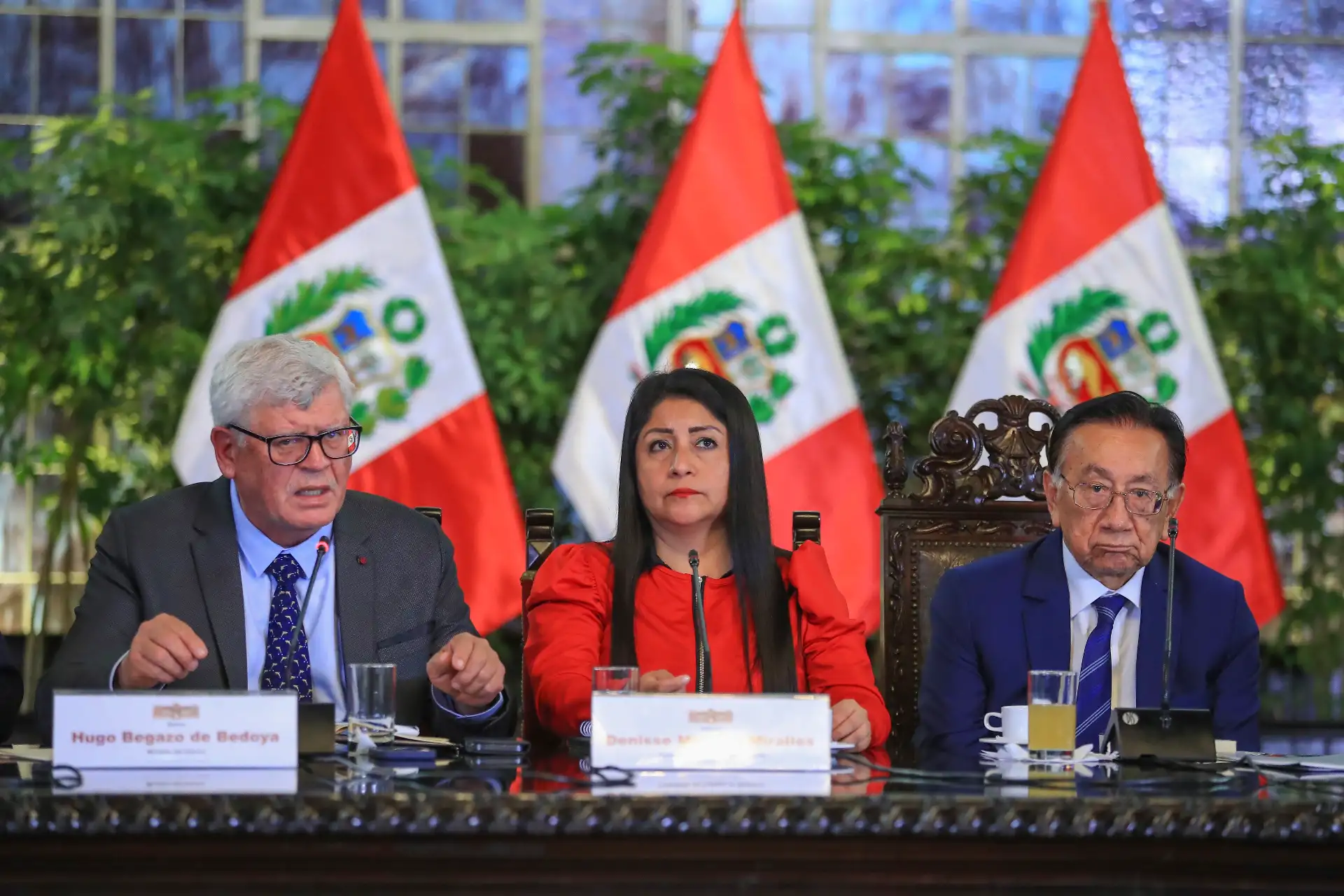 Presidente José María Balcázar lideró reunión de trabajo con representantes de los distintos gremios de transporte. Foto: ANDINA/Prensa Presidencia