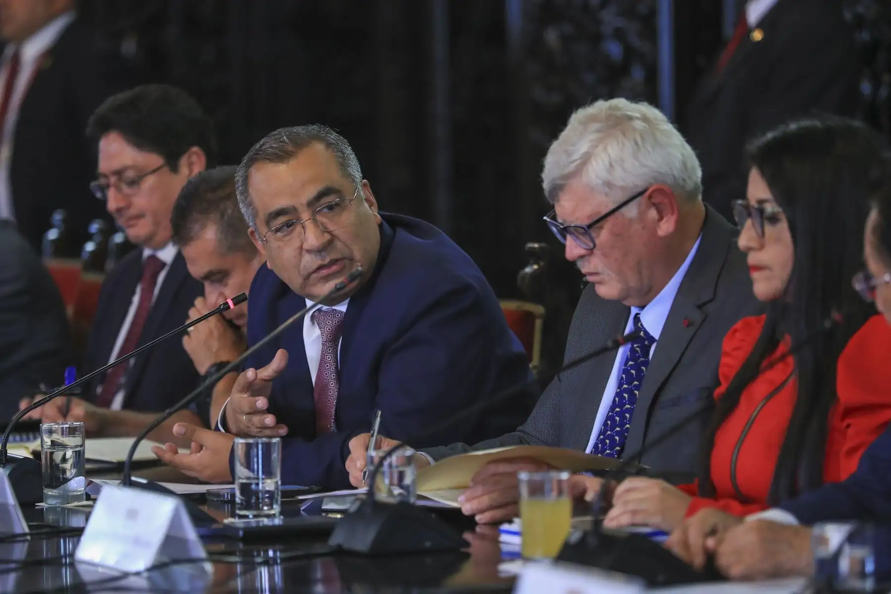 Presidente José María Balcázar lideró reunión de trabajo con representantes de los distintos gremios de transporte. Foto: ANDINA/Prensa Presidencia