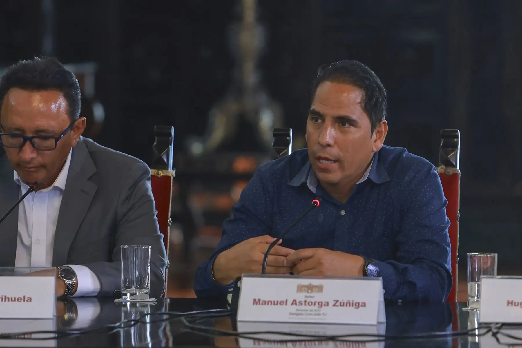 Presidente José María Balcázar lideró reunión de trabajo con representantes de los distintos gremios de transporte. Foto: ANDINA/Prensa Presidencia